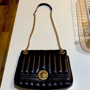 Kate Spade Black Leather Shoulder Bag
